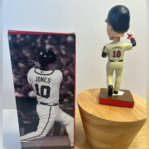 CHIPPER JONES  Bobble Head Atlanta Braves SGA 2012 MLB Baseball Coca-Cola - Picture 3 of 8